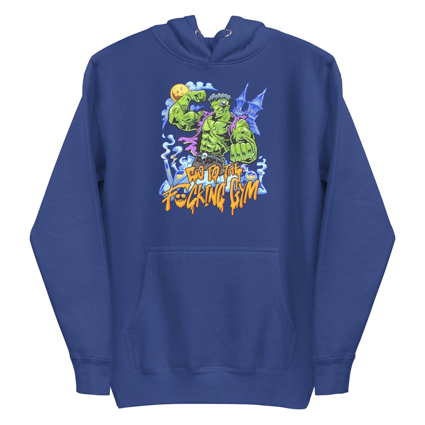 Frankenstein Go To The F*cking Gym Premium Hoodie