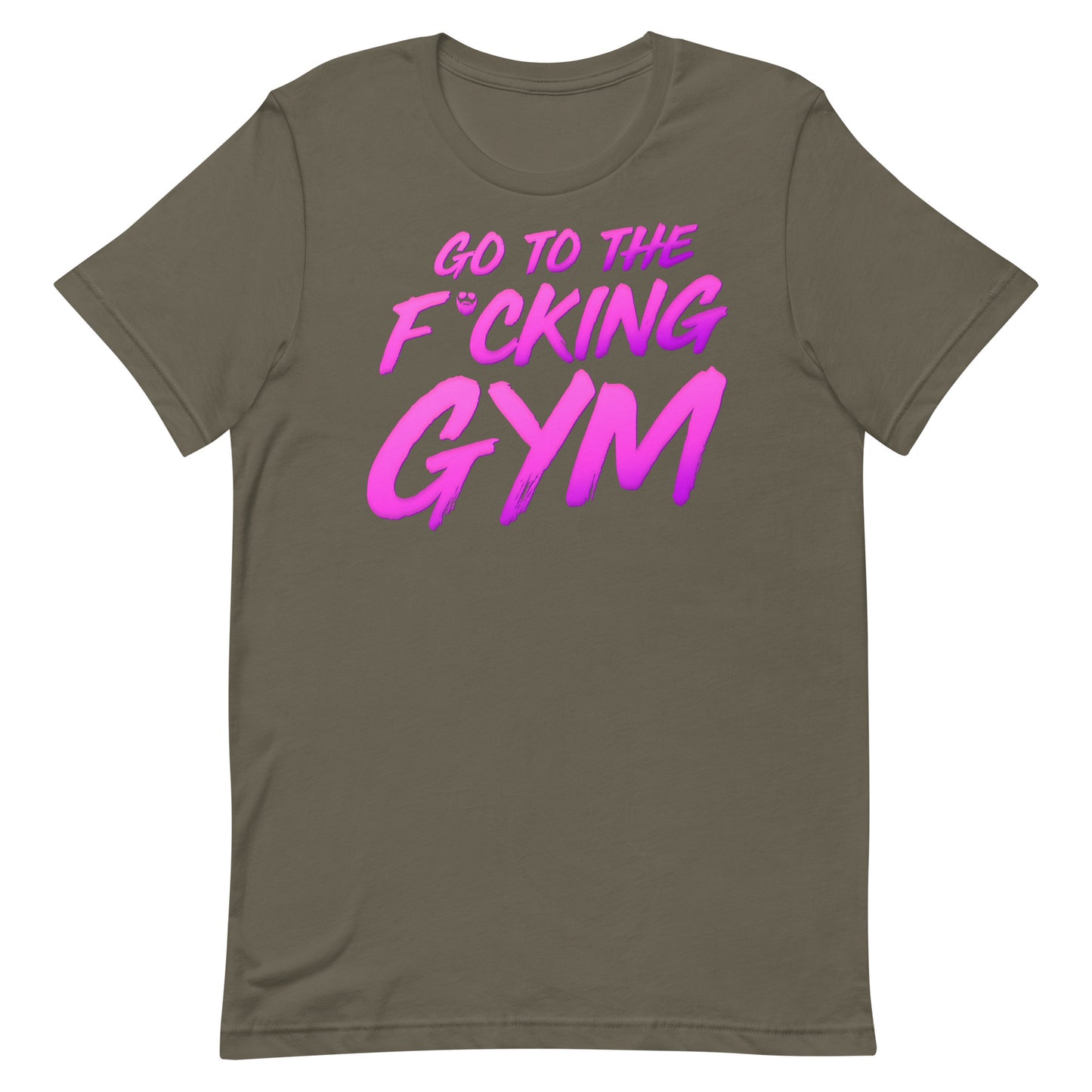 Go To The F*cking Gym Magenta T-Shirt