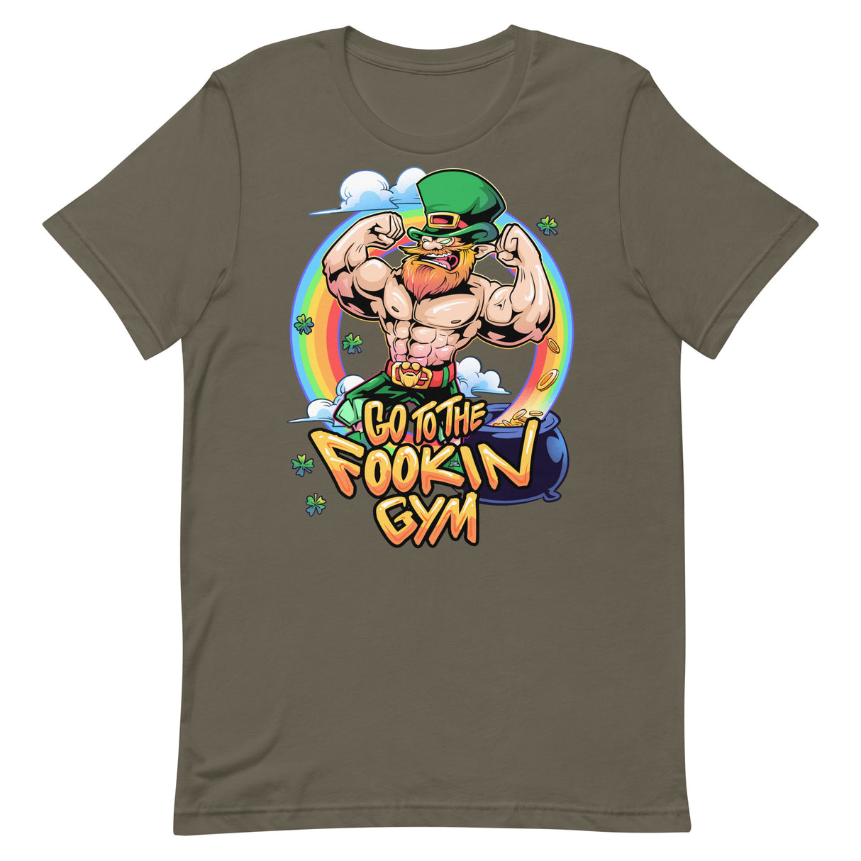 Leprechaun Go To The Fookin Gym T-Shirt