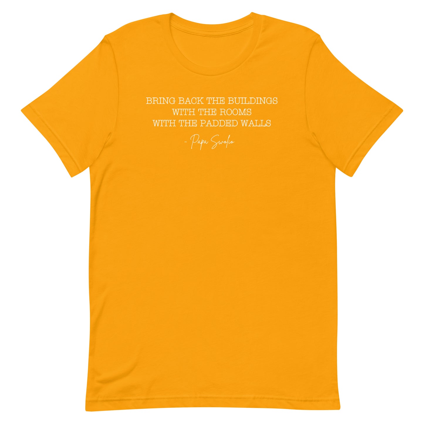 Bring Back the Buildings With the Rooms With the Padded Walls T-Shirt