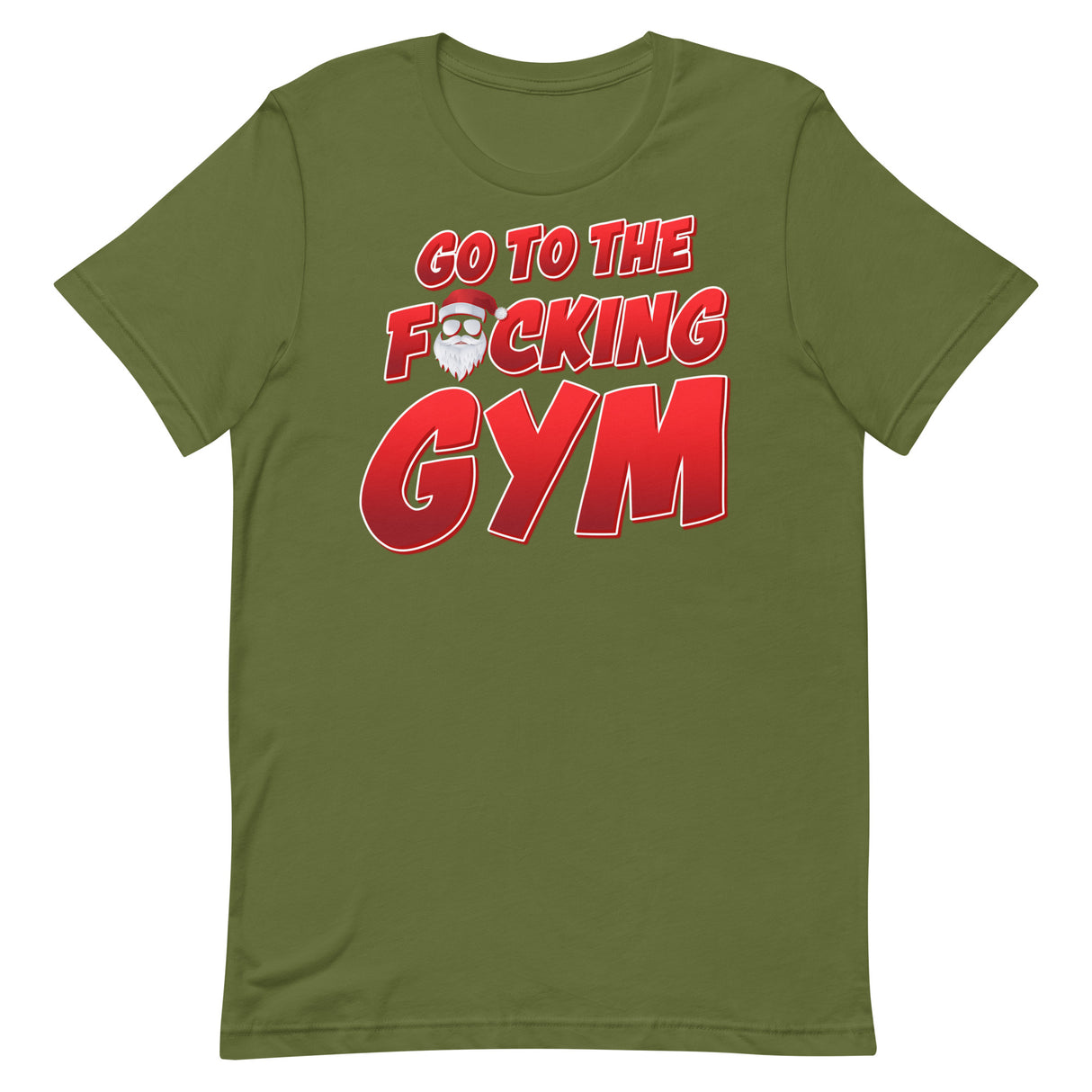 Go To The F*cking Gym Santa T-Shirt