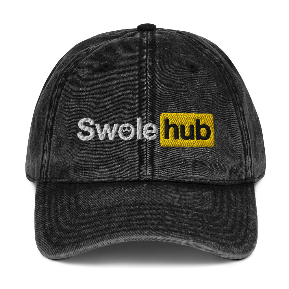 SwoleHub Vintage Cotton Twill Cap