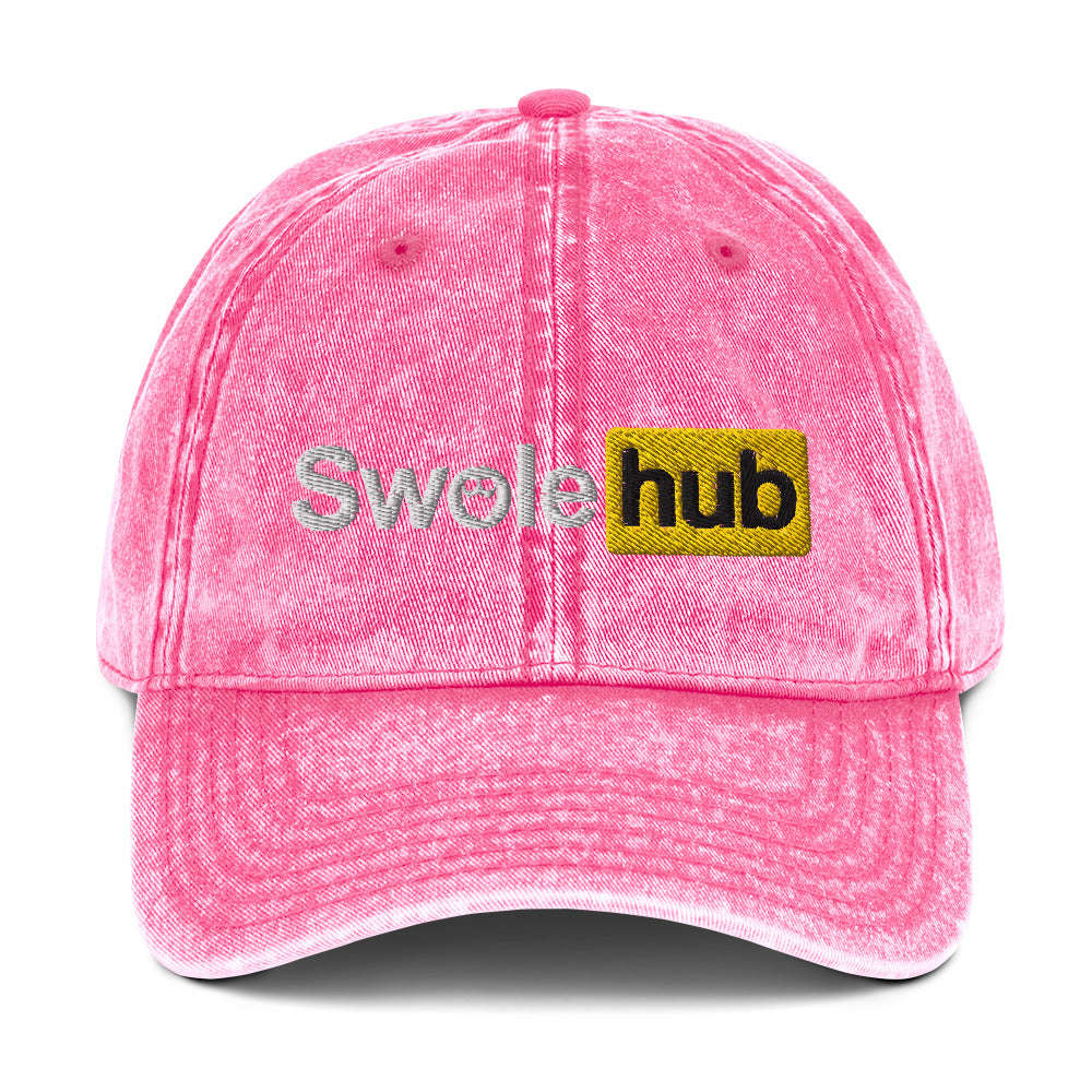 SwoleHub Vintage Cotton Twill Cap