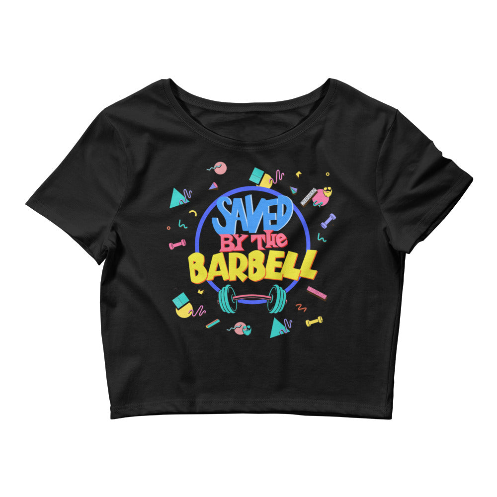 Saved By The Barbell Women’s Crop Tee