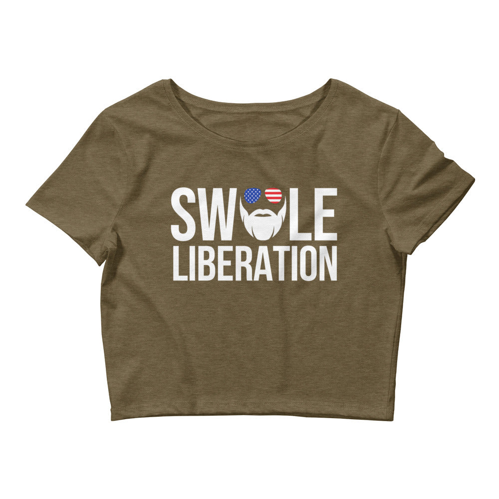 Swole Liberation Women’s Crop Tee