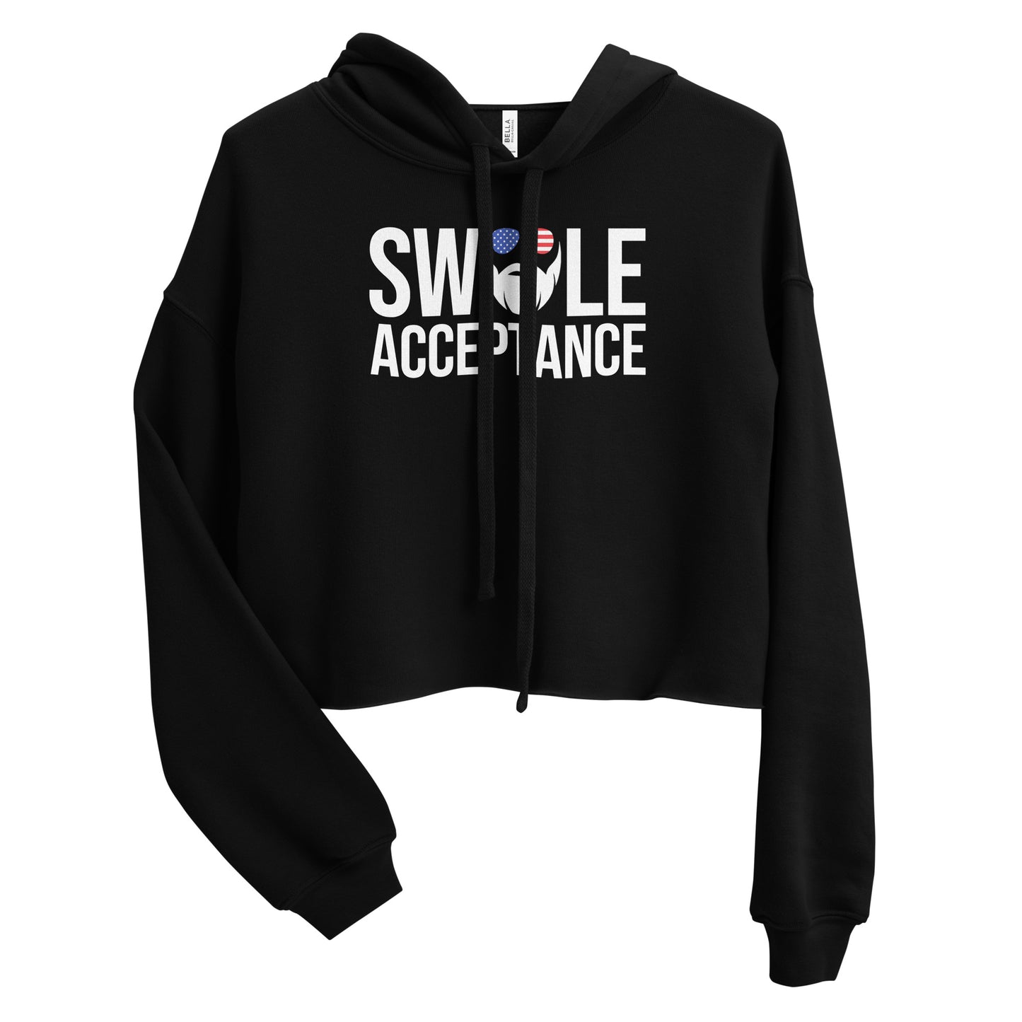 Swole Acceptance Crop Hoodie