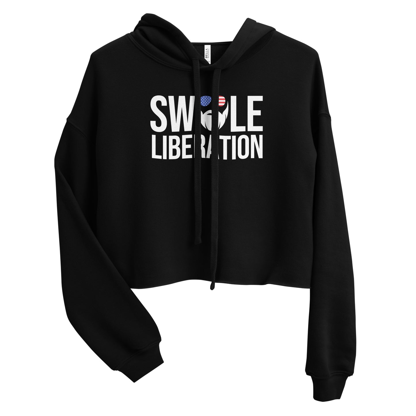 Swole Liberation Crop Hoodie