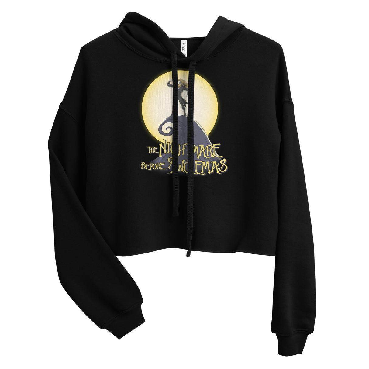 The Nightmare Before Swolemas Crop Hoodie