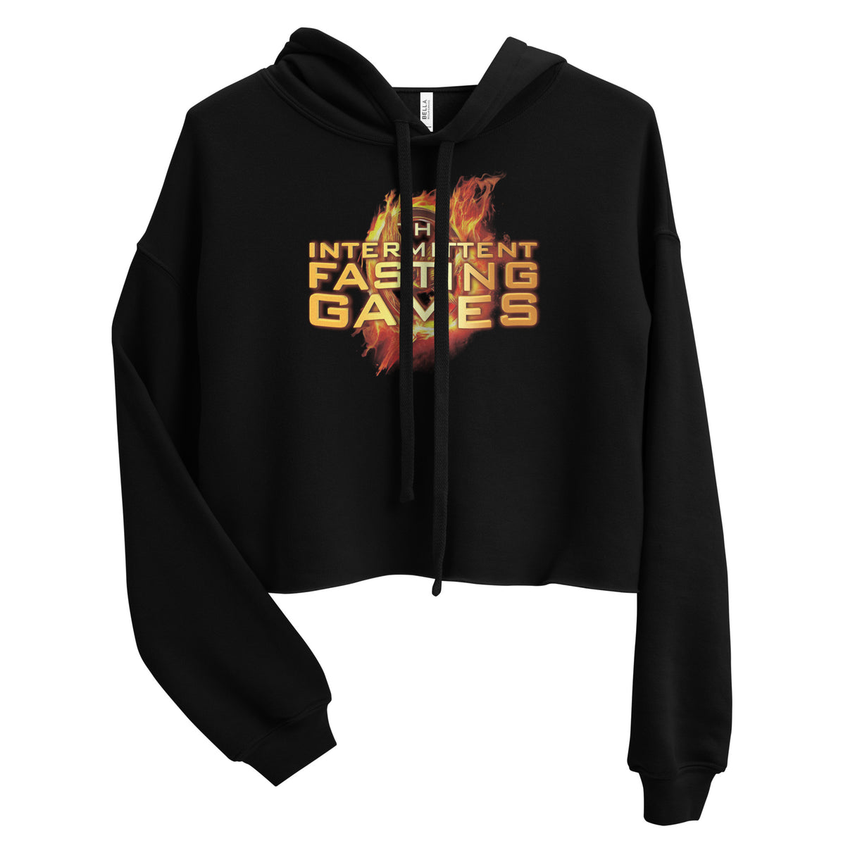 The Intermittent Fasting Games Crop Hoodie