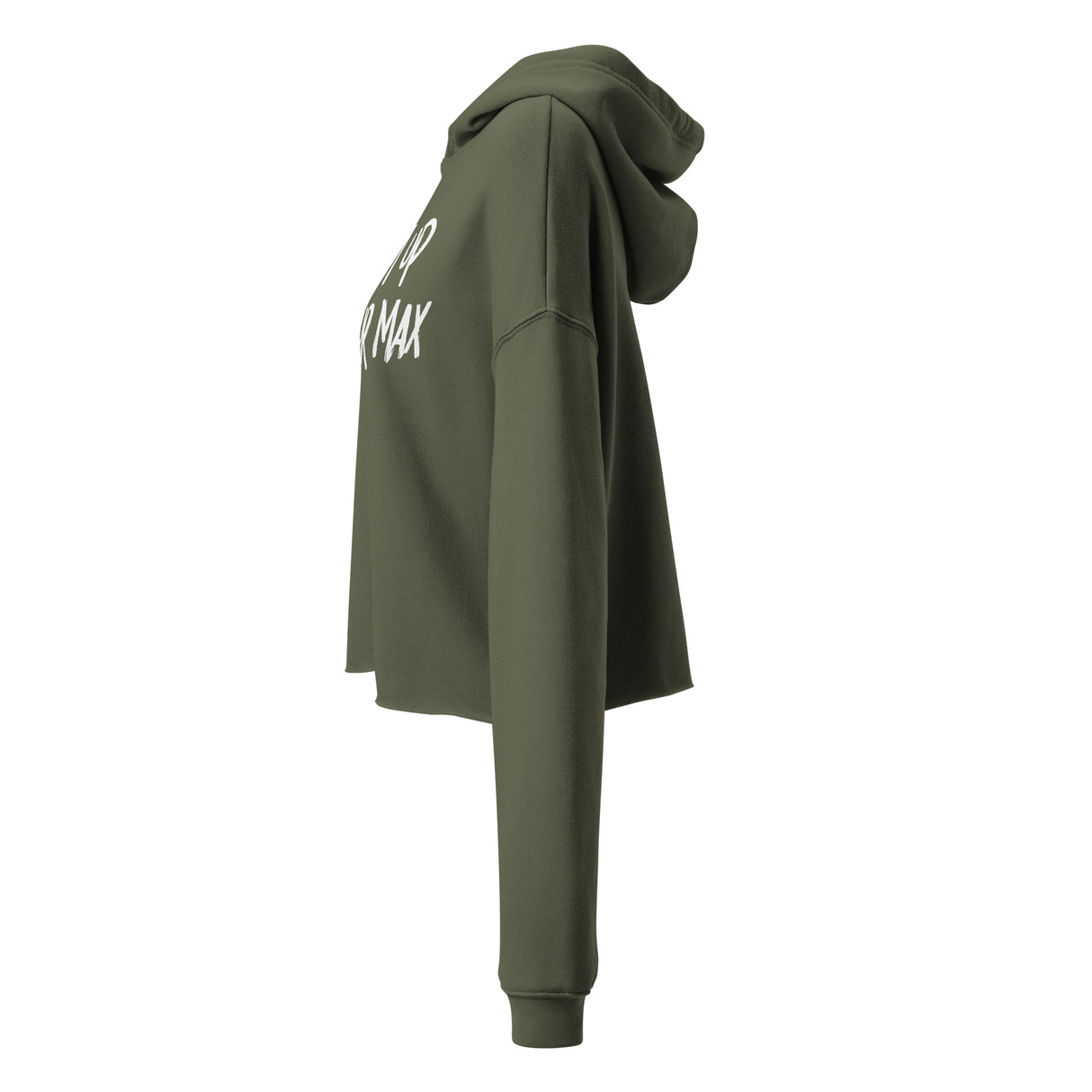 I Warm Up With Your Max Crop Hoodie