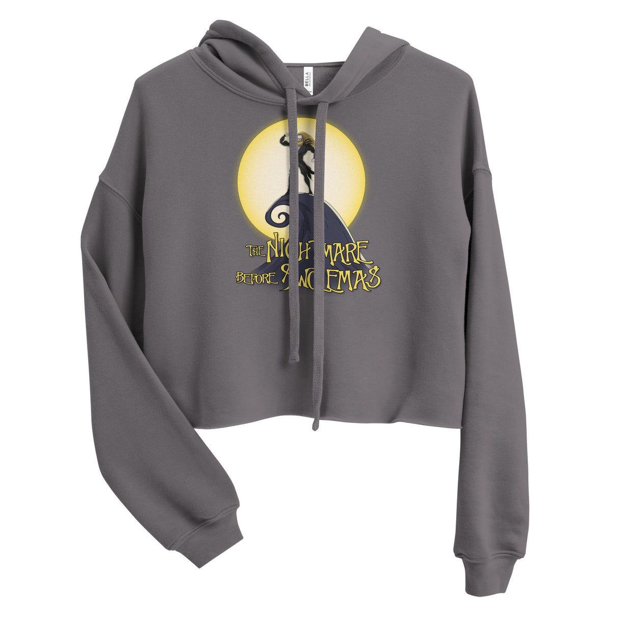 The Nightmare Before Swolemas Crop Hoodie