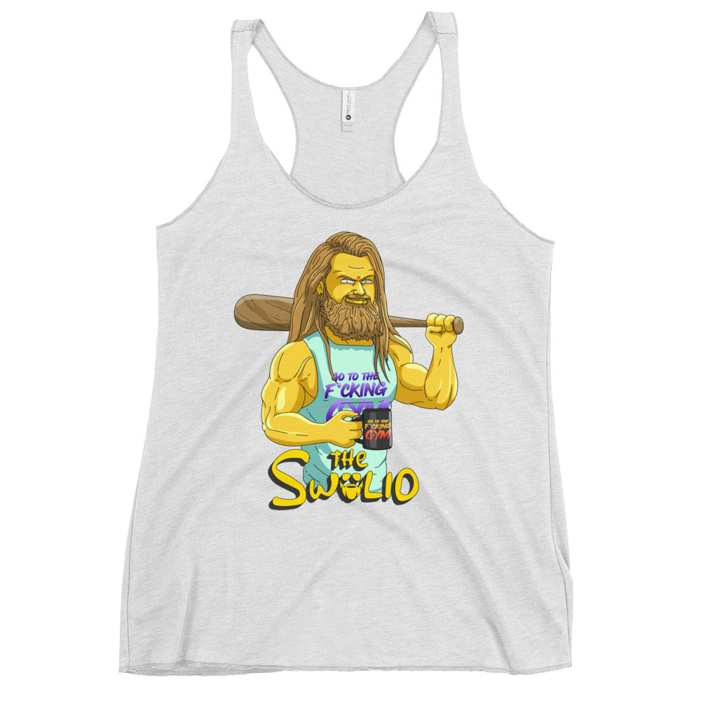 The Swolio (The Simpsons) Women's Racerback Tank