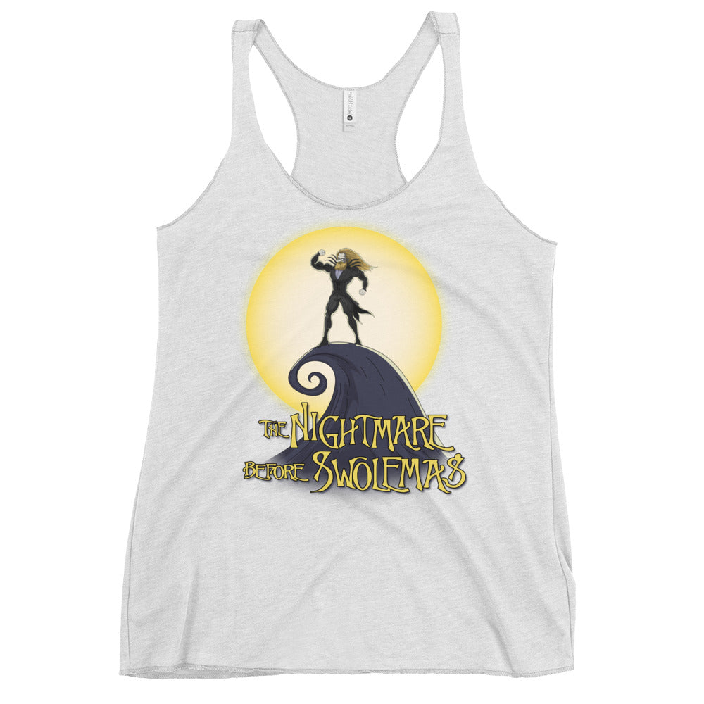The Nightmare Before Swolemas Women's Racerback Tank