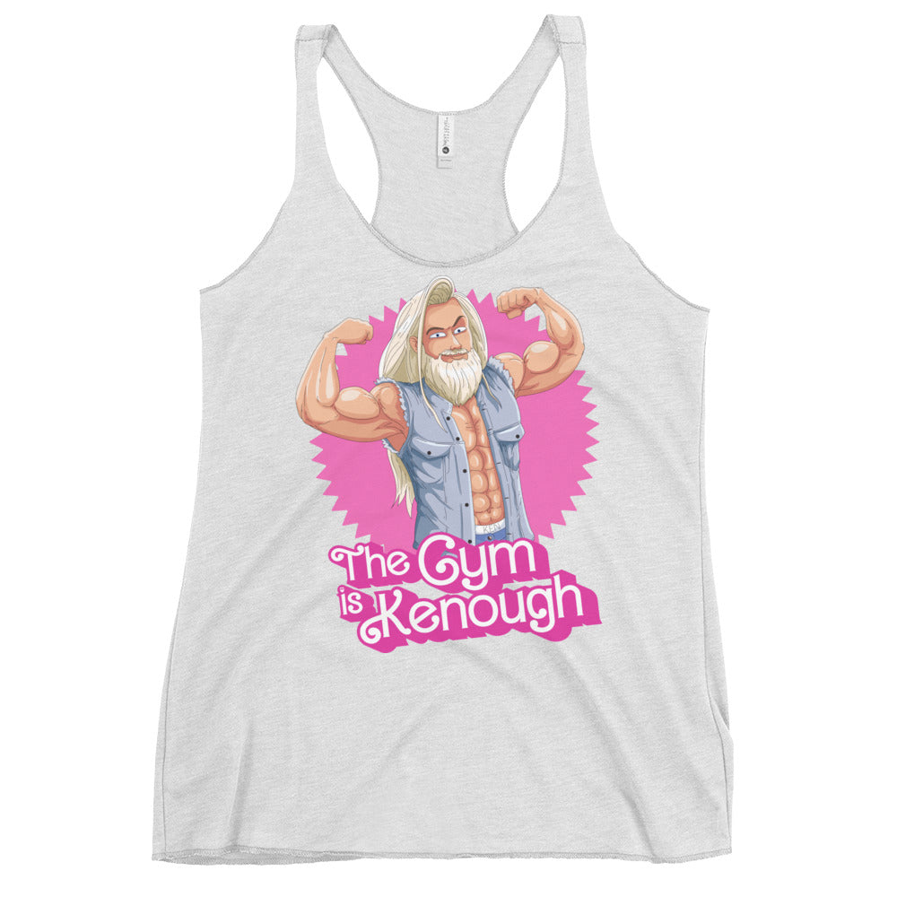 The Gym Is Kenough (Image) Women's Racerback Tank