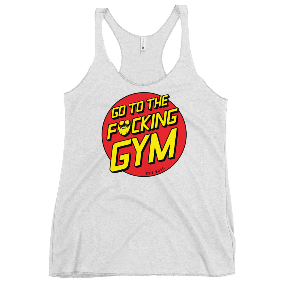Go To The F*cking Gym (Santa Cruz) Women's Racerback Tank