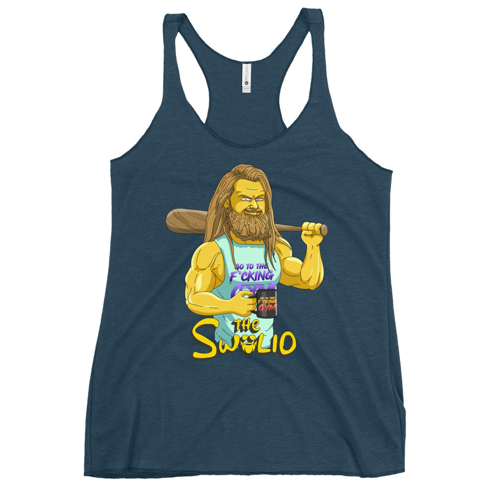 The Swolio (The Simpsons) Women's Racerback Tank