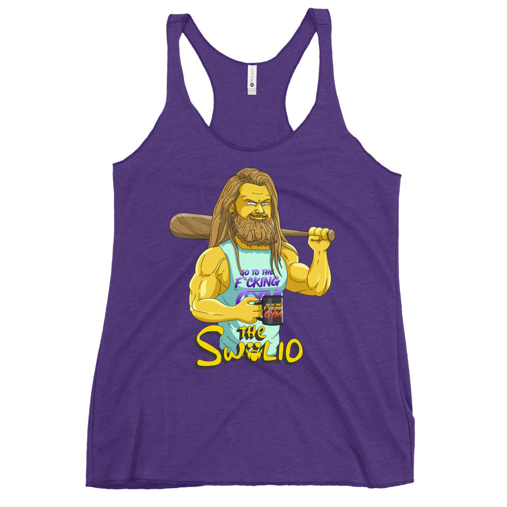 The Swolio (The Simpsons) Women's Racerback Tank