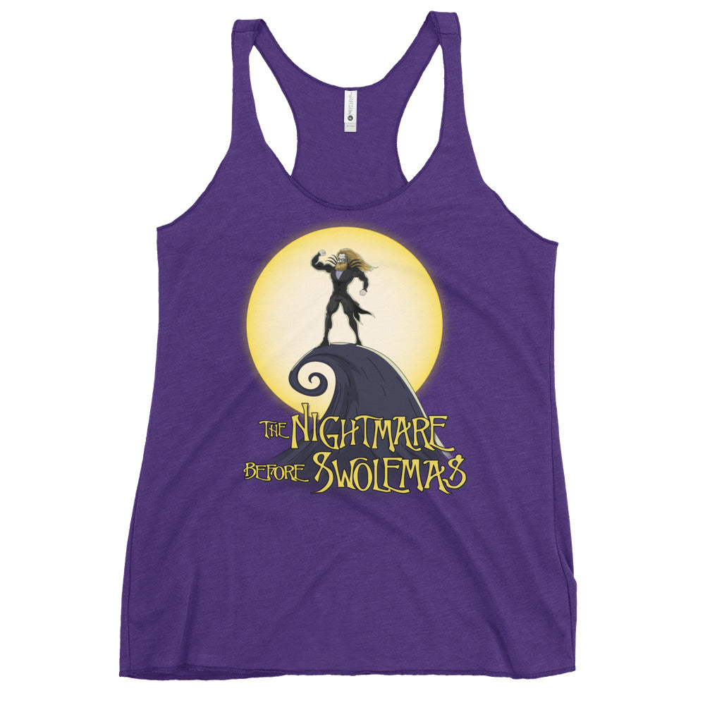 The Nightmare Before Swolemas Women's Racerback Tank
