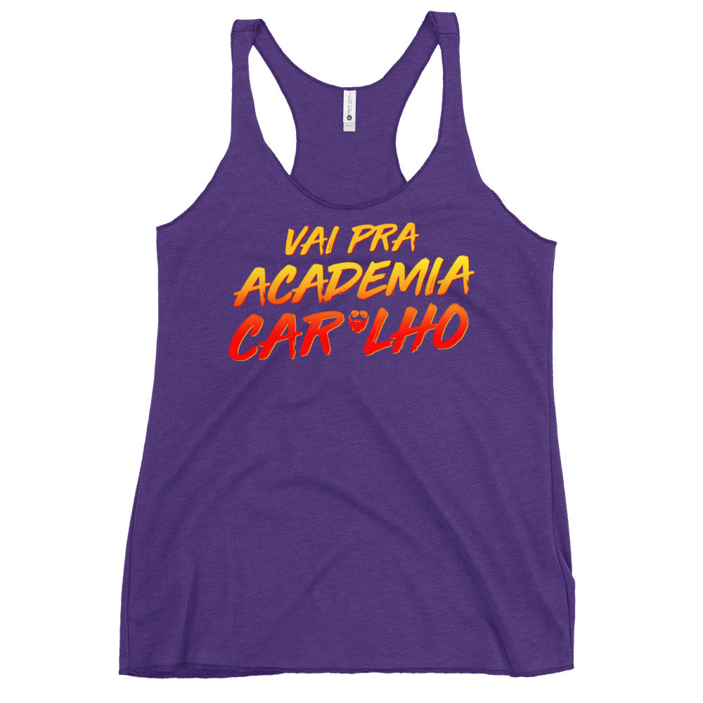 Vai Pra Academia Caralho Women's Racerback Tank