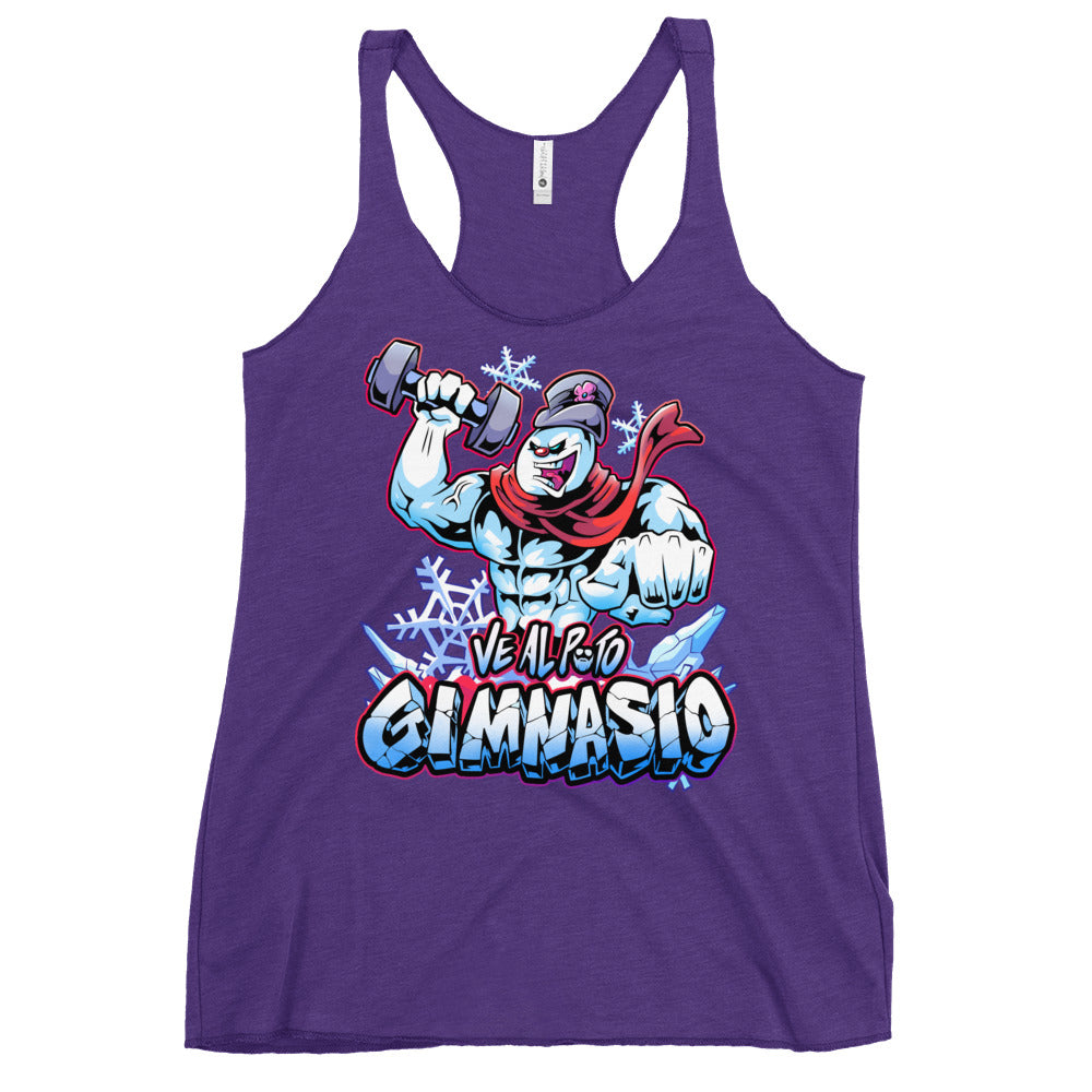 Frosty Ve Al Puto Gimnasio Women's Racerback Tank