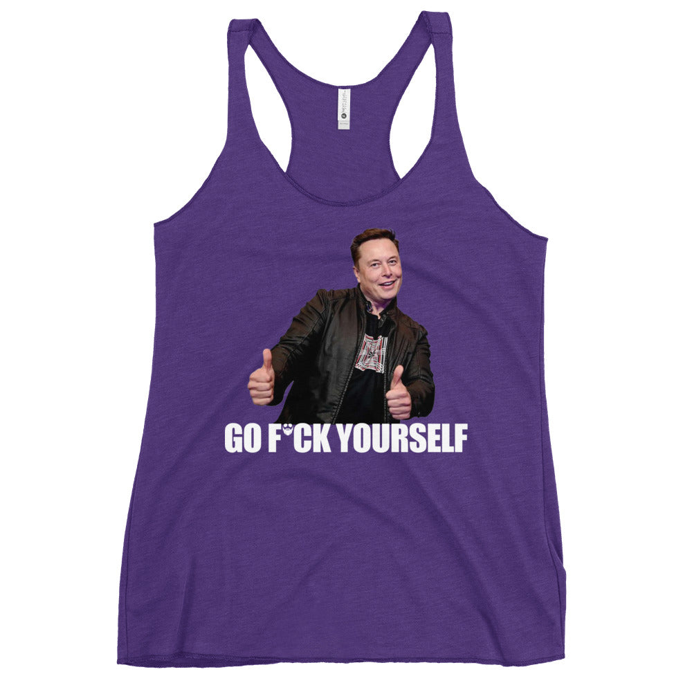 Go F*ck Yourself (Thumbs up) Women's Racerback Tank