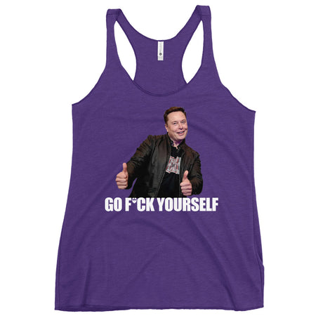 Go F*ck Yourself (Thumbs up) Women's Racerback Tank
