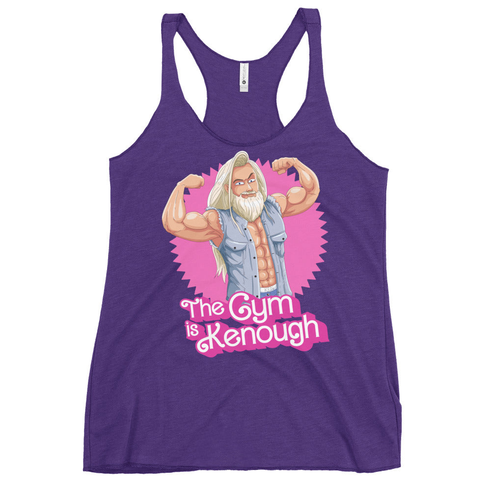 The Gym Is Kenough (Image) Women's Racerback Tank