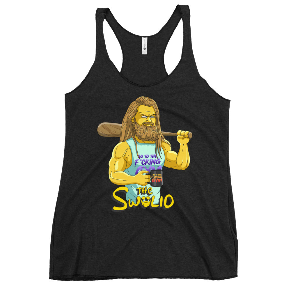 The Swolio (The Simpsons) Women's Racerback Tank
