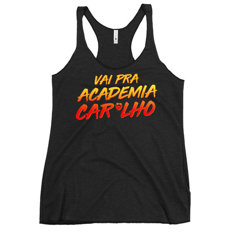 Vai Pra Academia Caralho Women's Racerback Tank