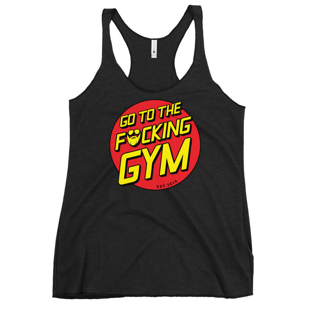 Go To The F*cking Gym (Santa Cruz) Women's Racerback Tank