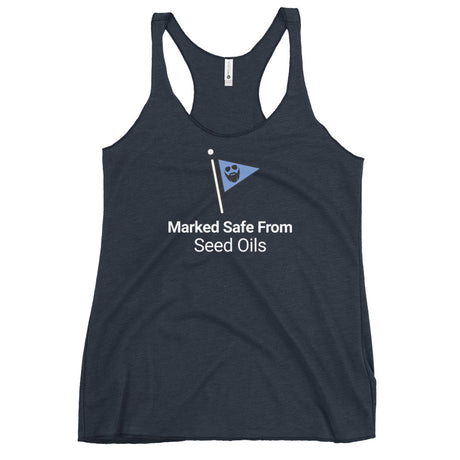 Marked Safe From Seed Oils Women's Racerback Tank