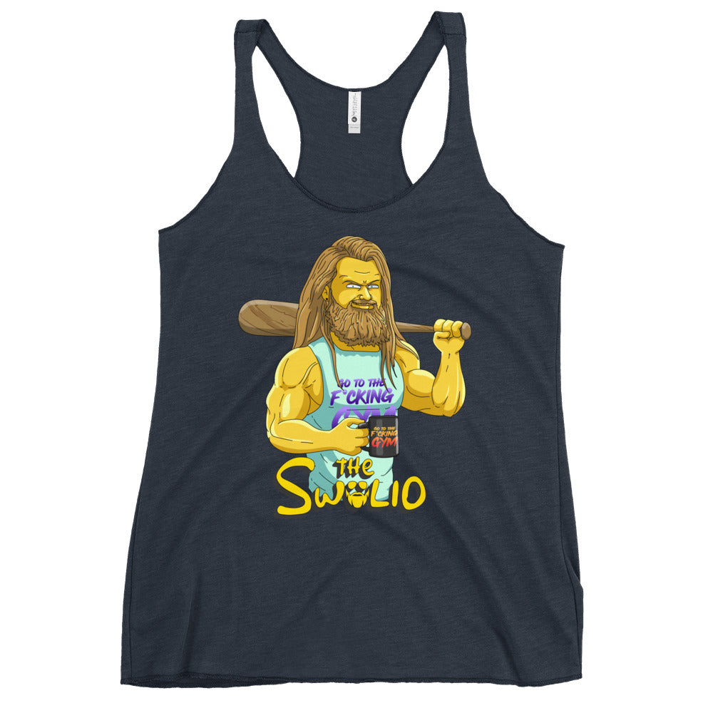 The Swolio (The Simpsons) Women's Racerback Tank