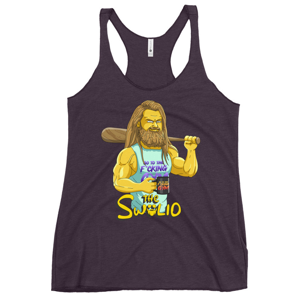 The Swolio (The Simpsons) Women's Racerback Tank