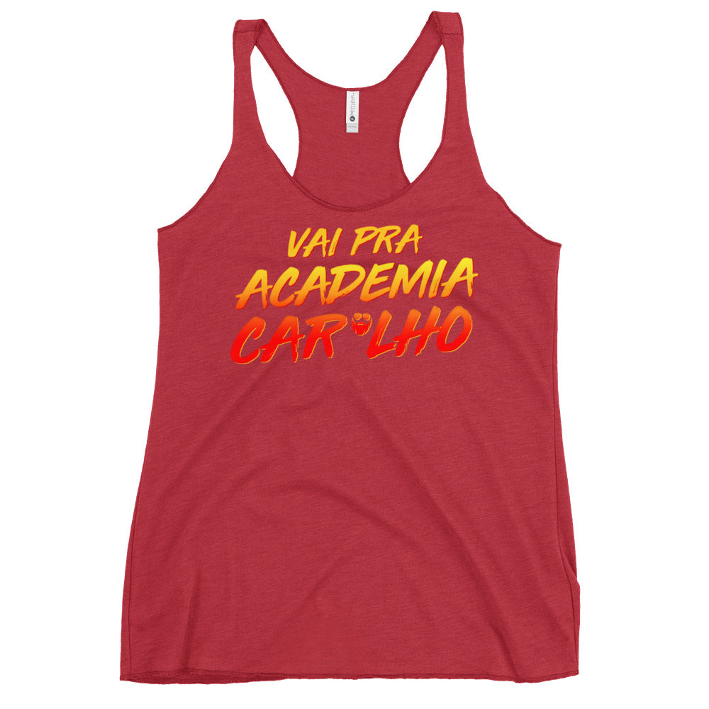 Vai Pra Academia Caralho Women's Racerback Tank