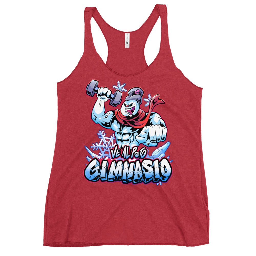 Frosty Ve Al Puto Gimnasio Women's Racerback Tank