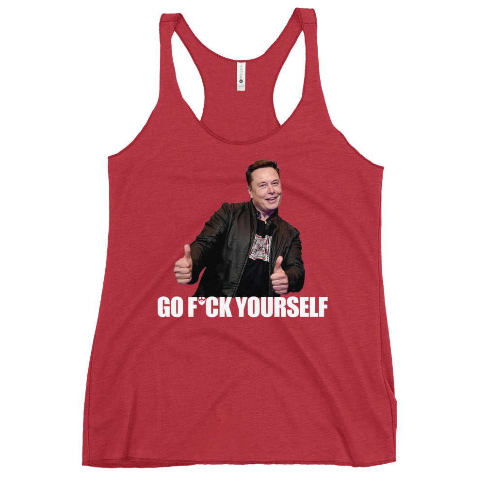 Go F*ck Yourself (Thumbs up) Women's Racerback Tank