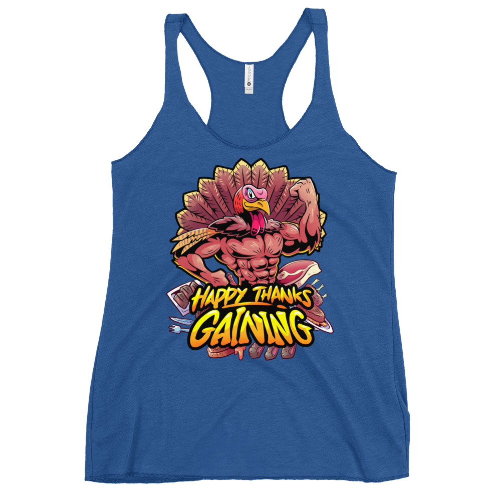 Thanks Gaining Women's Racerback Tank