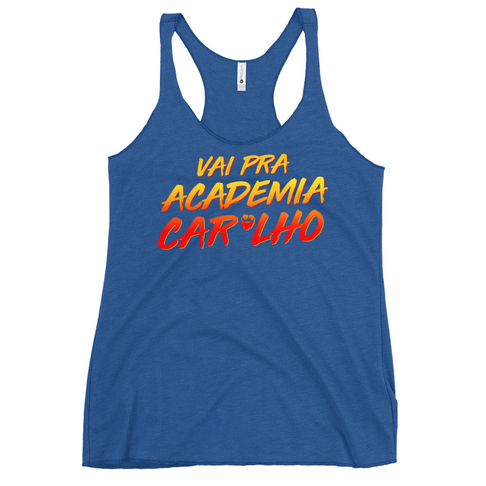 Vai Pra Academia Caralho Women's Racerback Tank