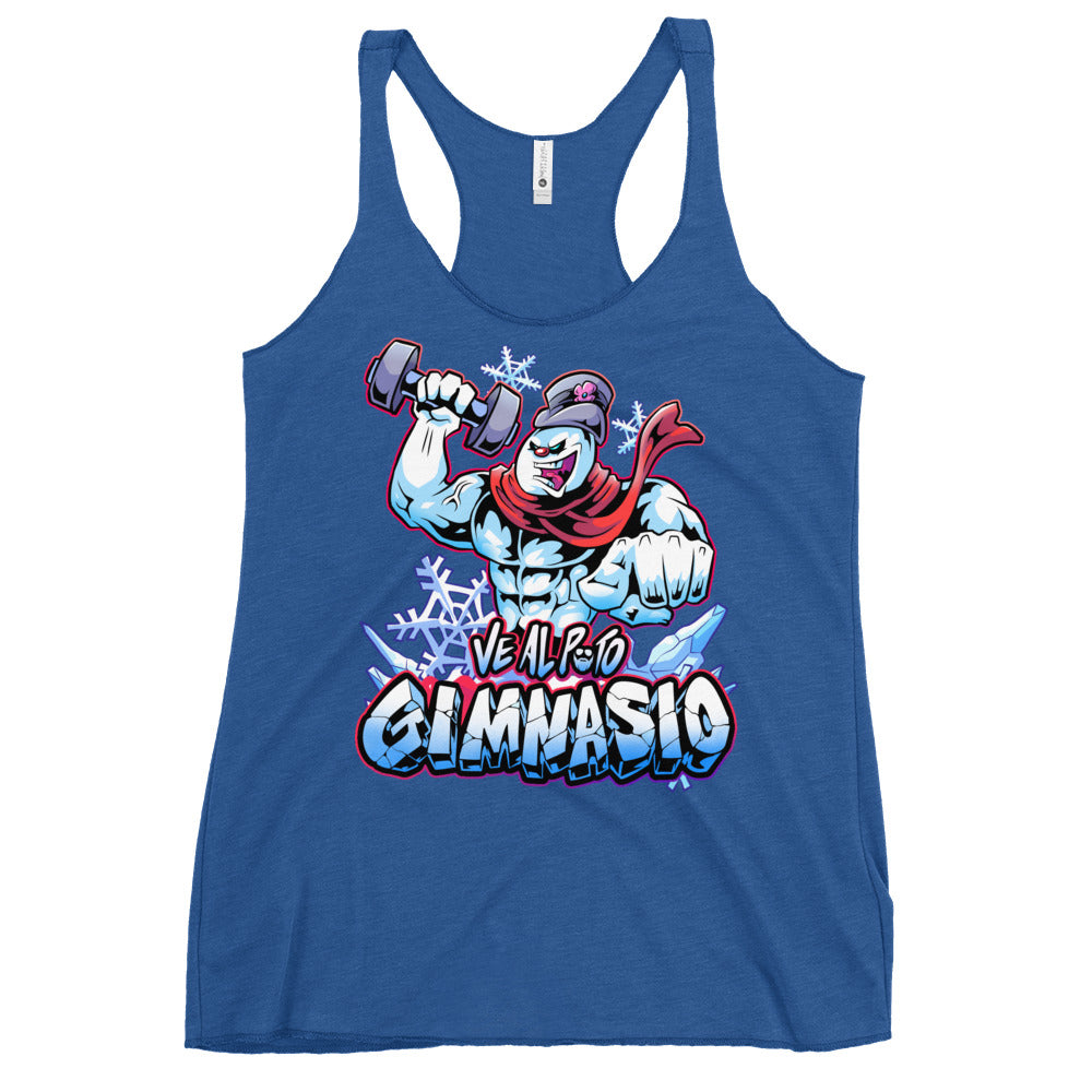Frosty Ve Al Puto Gimnasio Women's Racerback Tank