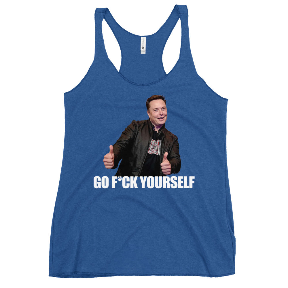 Go F*ck Yourself (Thumbs up) Women's Racerback Tank