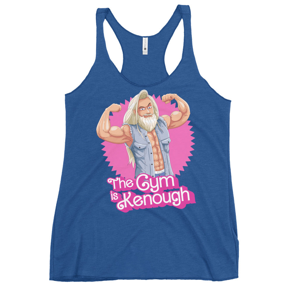 The Gym Is Kenough (Image) Women's Racerback Tank