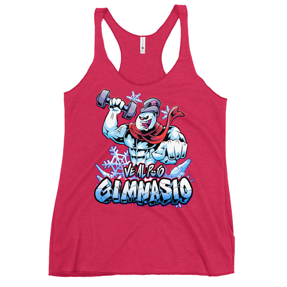Frosty Ve Al Puto Gimnasio Women's Racerback Tank