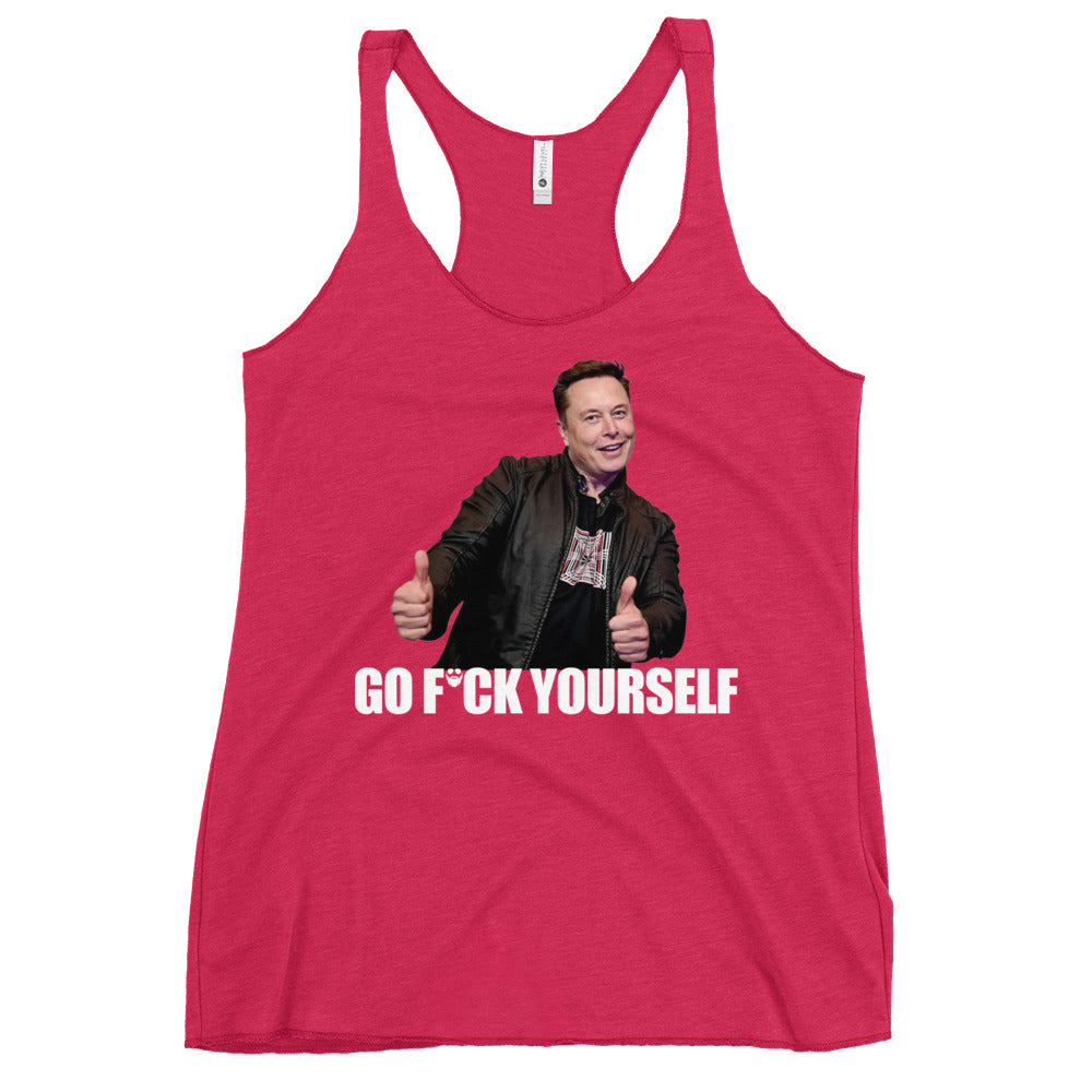 Go F*ck Yourself (Thumbs up) Women's Racerback Tank