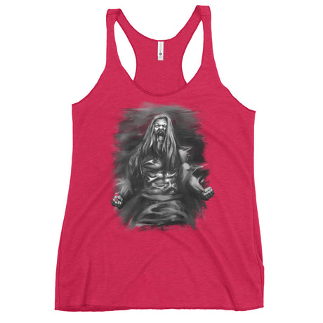 Han Swolio In Carbonite Women's Racerback Tank