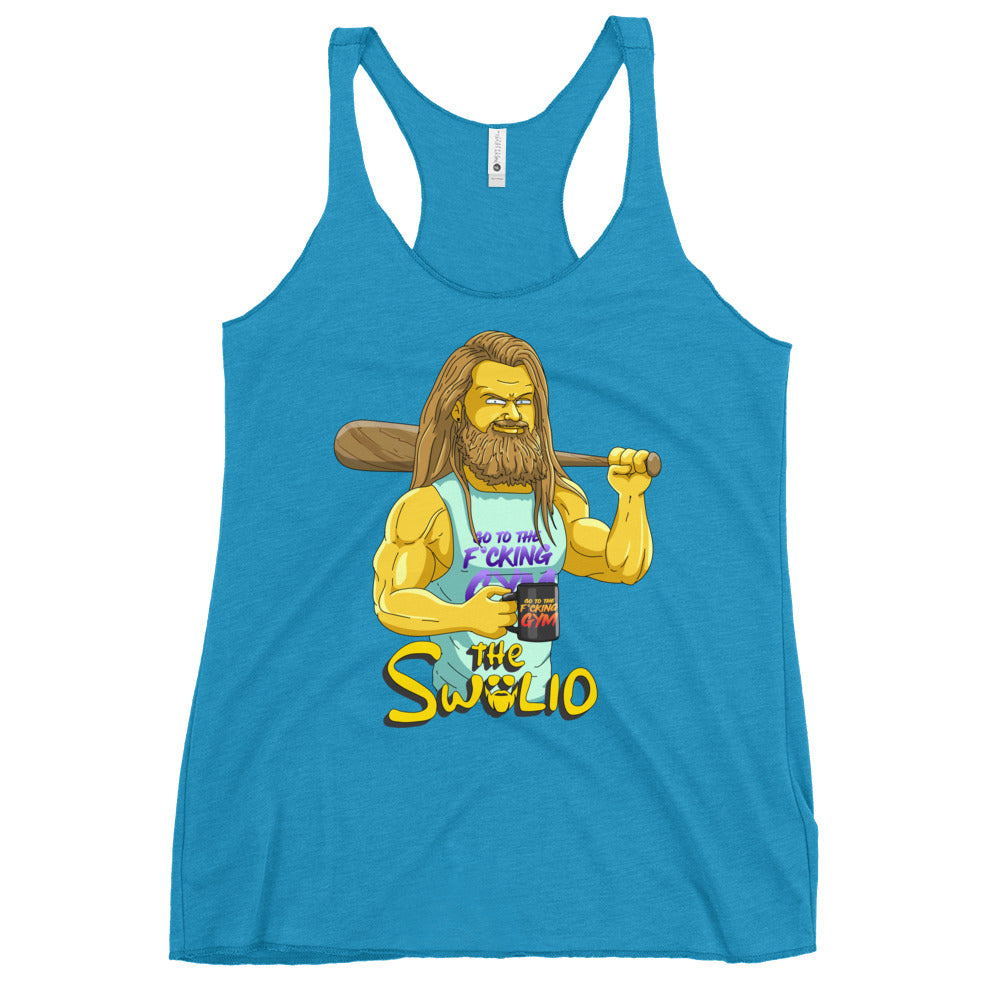 The Swolio (The Simpsons) Women's Racerback Tank