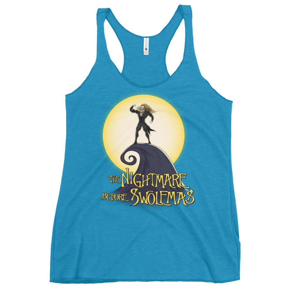 The Nightmare Before Swolemas Women's Racerback Tank