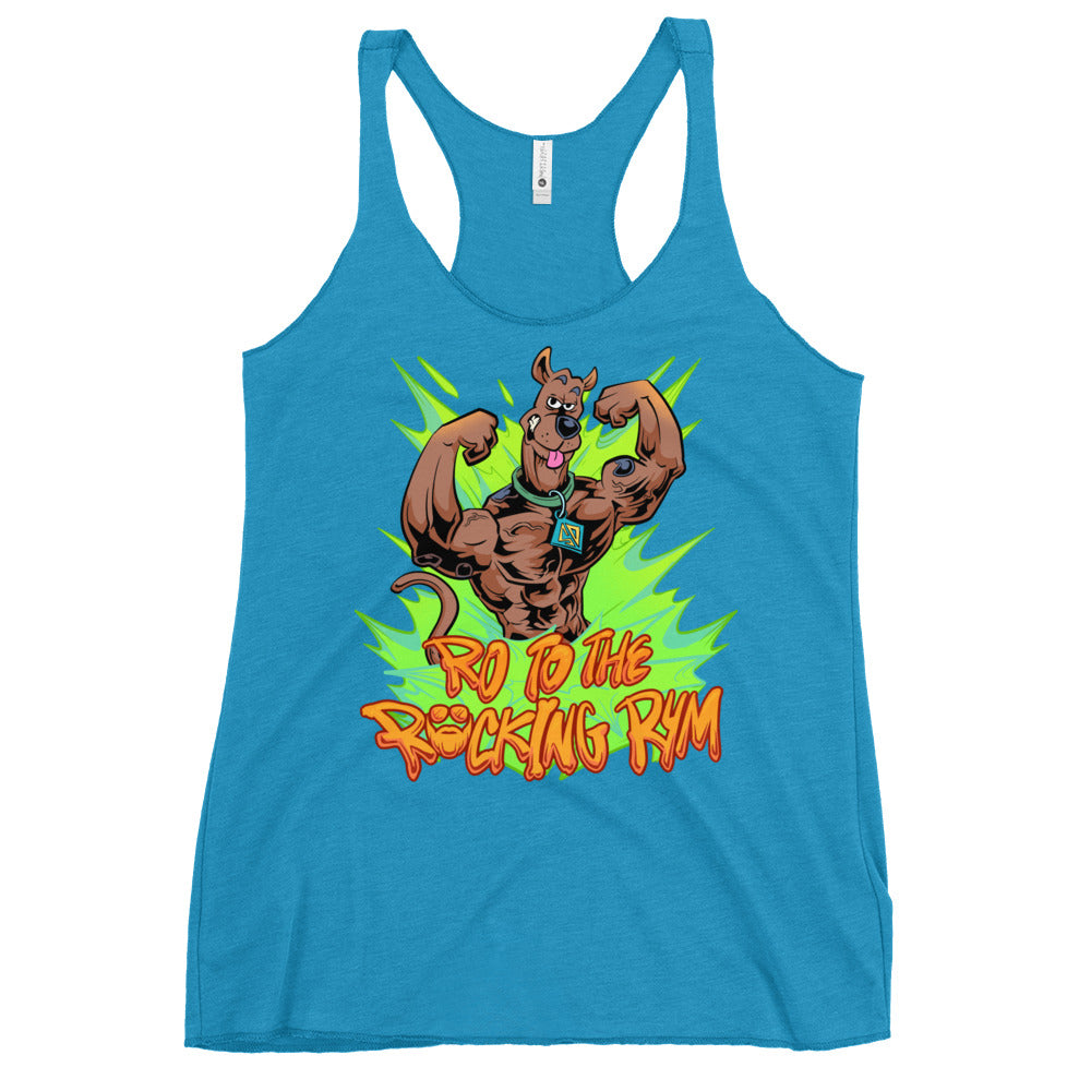 Scooby Go To The F*cking Gym Women's Racerback Tank