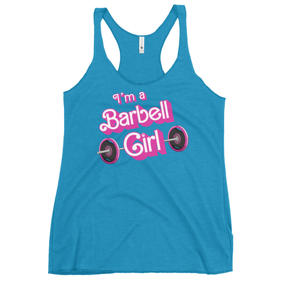 I'm a Barbell Girl Women's Racerback Tank