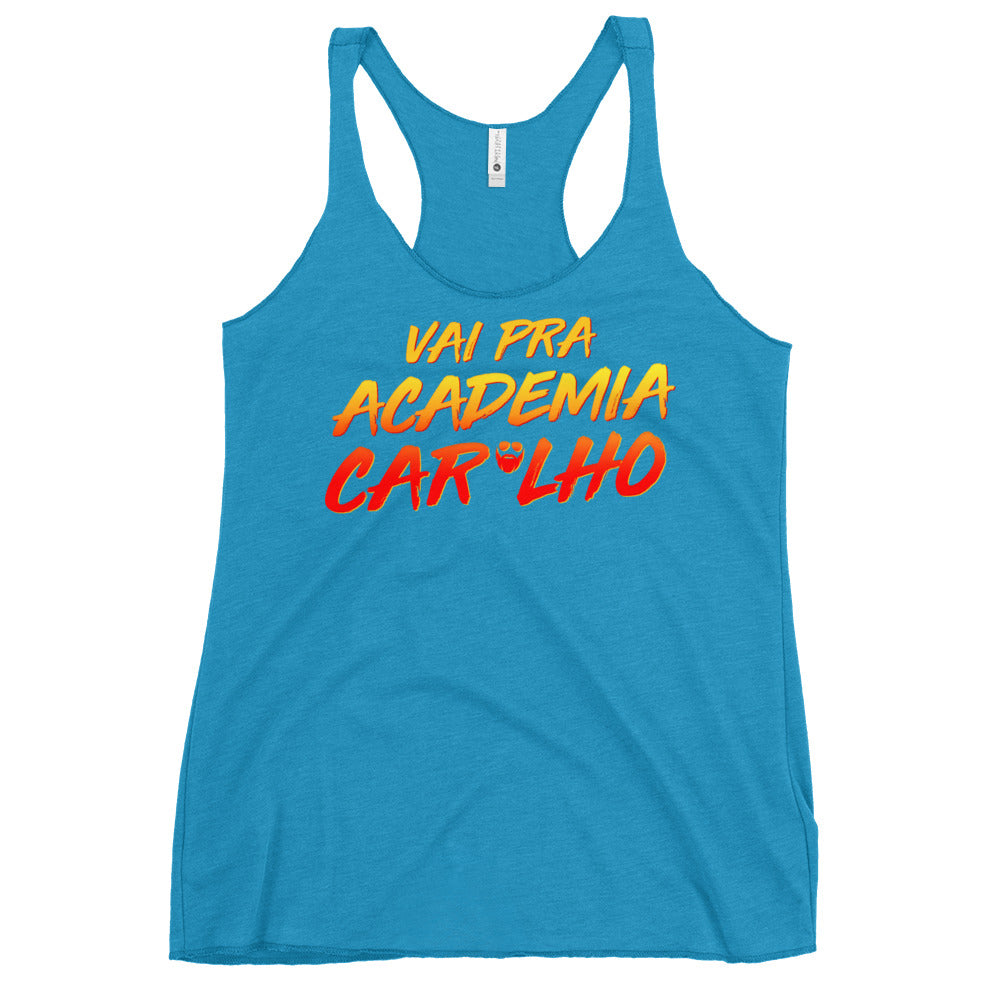 Vai Pra Academia Caralho Women's Racerback Tank
