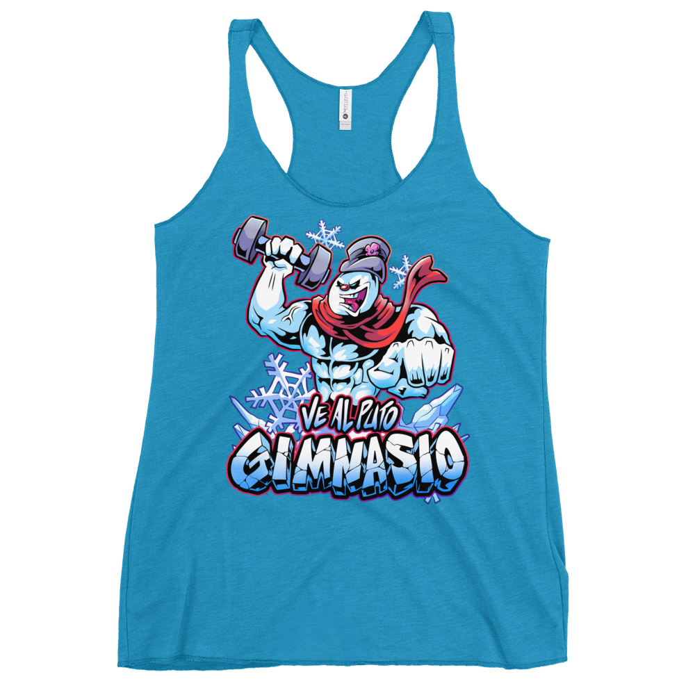 Frosty Ve Al Puto Gimnasio Women's Racerback Tank